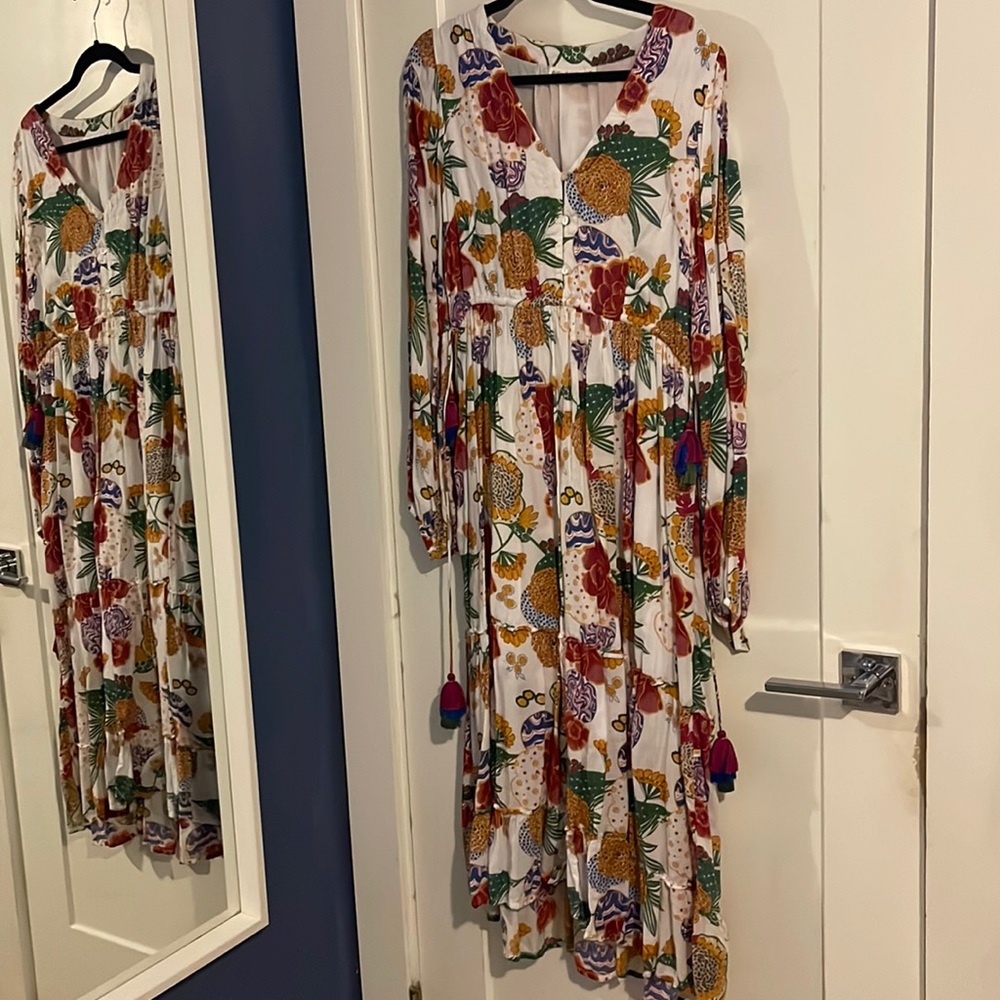 Roller Rabbit Cheri Floral Maxi Dress